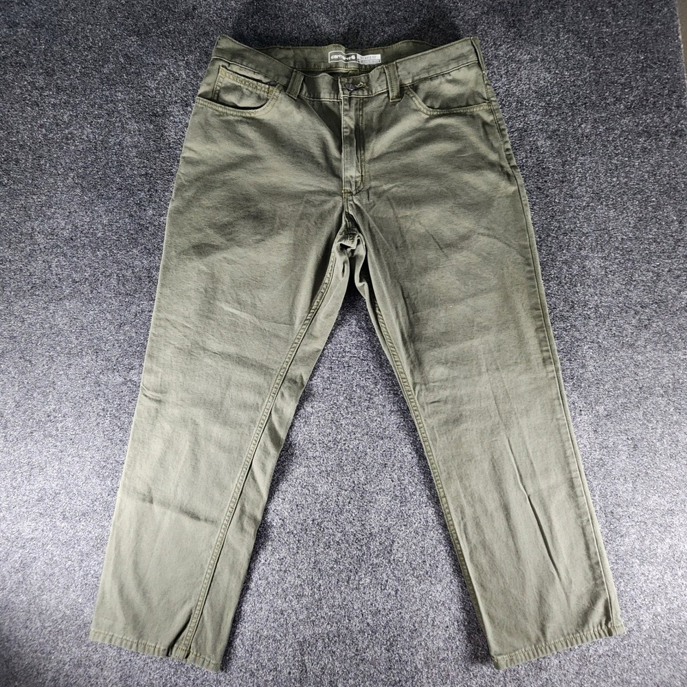 Carhartt Rugged Flex Relaxed Fit Work Pants Mens 36x30 Moss‎ Green 102517 MOS